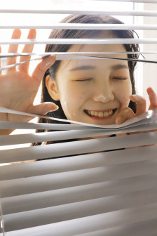 白桃美人一片式A字半身裙